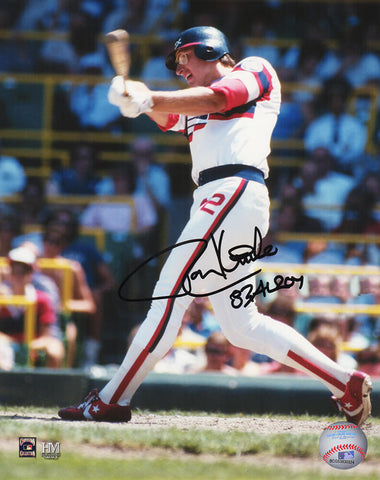 Ron Kittle Signed Chicago White Sox Batting 8x10 Photo w/83 AL ROY - (SS COA)