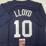 Autographed/Signed Carli Lloyd Navy Blue Soccer Team USA Jersey JSA COA Auto