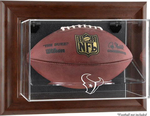 Texans Brown Football Display Case - Fanatics