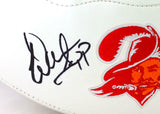 Warren Sapp Autographed Tampa Bay Bucs Logo Football T/B w/ HOF- Beckett W *Blac