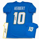 Justin Herbert Autographed SIGNED Jersey - Powder Blue - Beckett Authentic