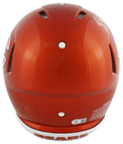Bears Brian Urlacher "HOF 18" Signed Flash Full Size Speed Proline Helmet BAS W
