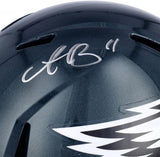 A.J. Brown Philadelphia Eagles Signed Riddell Speed Helmet