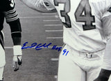 Earl Campbell HOF Signed Oilers 16x20 With Walter Payton Photo- JSA W Auth *DRK