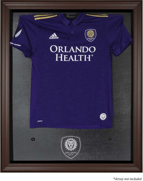 Orlando City SC Brown Framed Team Logo Jersey Display Case