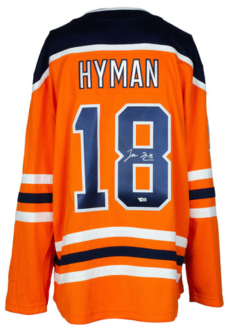Zach Hyman Signed Fanatics Edmonton Oilers Hockey NHL Jersey Fanatics