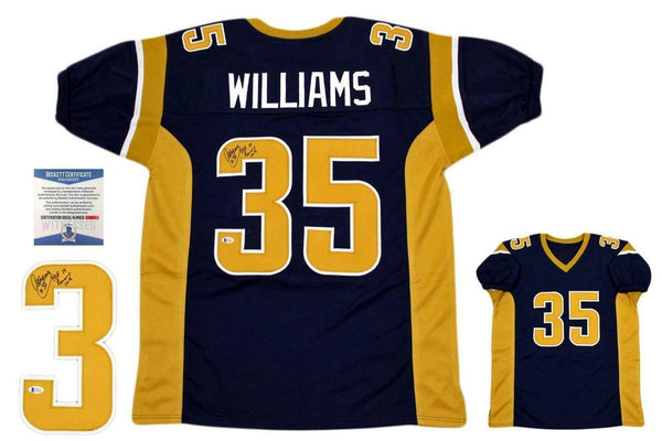 Aeneas Williams Autographed SIGNED Jersey - Beckett Authentic - Navy