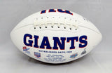 Brad Wing Autographed New York Giants Logo Football- JSA Witnessed Auth