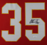 CHRISTIAN OKOYE (Chiefs red TOWER) Signed Autographed Framed Jersey JSA