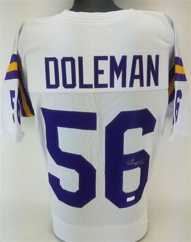 Chris Doleman Signed Vikings Jersey Inscribed "HOF 12"(Radtke COA) 8xPro Bowl DE