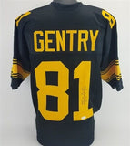 Zach Gentry Signed Pittsburgh Steelers Jersey / 2019 5th Rnd Pick Michigan TSE