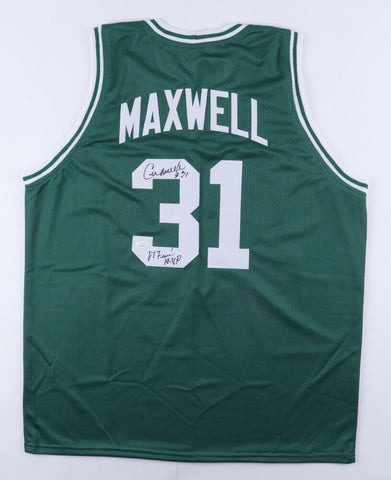 Cedric Maxwell Signed Boston Celtics Jersey Inscribed "81 Finals MVP" (JSA COA)