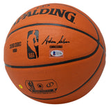 JA Morant Memphis Grizzlies Signed Full Size Spalding Replica Basketball BAS