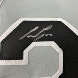 Framed Autographed/Signed Lance Lynn 33x42 Chicago Grey Baseball Jersey BAS COA