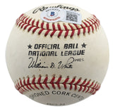 Braves Eddie Mathews Signed Thumbprint Onl Baseball Onl Baseball BAS #BD23274