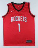 John Wall Signed Rockets Custom Jersey (Beckett COA) Houston's 5xAll Star