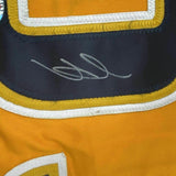 FRAMED Autographed/Signed VIKTOR ARVIDSSON 33x42 Nashville Yellow Jersey PSA COA