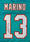 Dan Marino Autographed Teal Pro Style Jersey- JSA Witnessed Auth