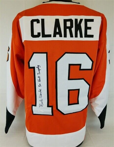 Bobby Clarke "3x Hart Trophy" Signed Philadelphia Flyers Jersey (JSA COA)