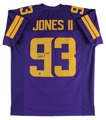Patrick Jones Authentic Signed Purple Color Rush Pro Style Jersey BAS Witnessed