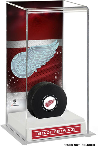 Detroit Red Wings Deluxe Tall Hockey Puck Case - Fanatics