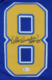 Kellen Winslow "HOF 95" Signed Blue Throwback Pro Style Jersey BAS Witnessed