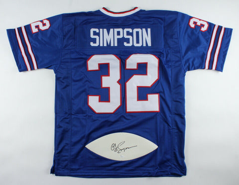 O. J Simpson Signed Buffalo Bills Jersey (JSA COA) 5xPro Bowl R.B. (1972-1976)