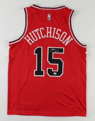 Chandler Hutchison Signed Chicago Bulls Custom Jersey (PSA Hologram)