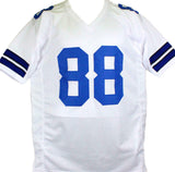 Michael Irvin Autographed White Pro Style Jersey W/2 Insc.-Beckett W Hologram