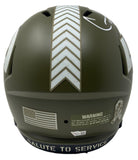 COOPER KUPP Autographed Rams Salute To Service Full Size Speed Helmet FANATICS