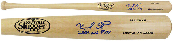 Rafael Furcal Signed Louisville Slugger Pro Stock Blonde Bat w/ROY'00 - (SS COA)