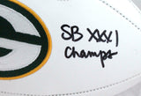 Dorsey Levens Autographed Green Bay Packers Logo Football w/Insc.-Beckett W Holo