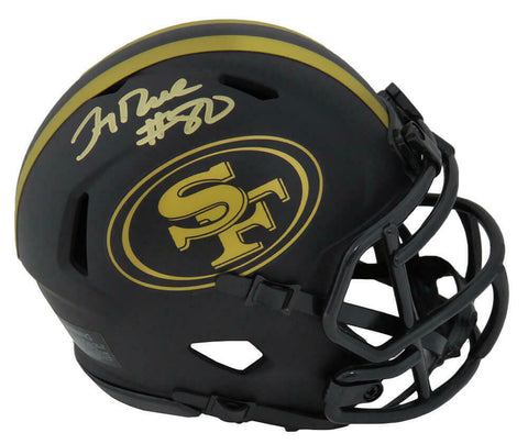 Jerry Rice Signed San Francisco 49ers Eclipse Riddell Speed Mini Helmet - SS COA