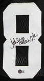 John Stallworth Autographed Pro Style Black Jersey-Beckett W Hologram *Black