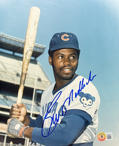 Bill Madlock Signed 8x10 Chicago Cubs Baseball Photo BAS