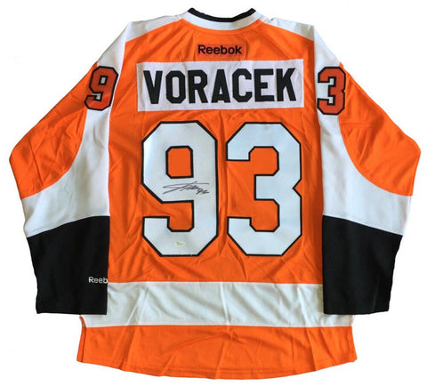 Jakub Voracek Signed Philadelphia Flyers Reebok Jersey (JSA COA) 7th Pk 2007 Dft