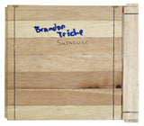 Syracuse Brandon Triche Authentic Signed 6x6 Floorboard Autographed BAS #BG79080