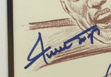 Willie Mays Mickey Mantle Duke Snider Signed Framed 8x10 Photo PSA LOA