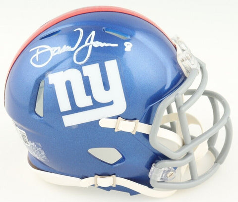 Daniel Jones Signed New York Giants Mini Helmet (JSA) 2019 #6 Draft Pick N.Y. QB