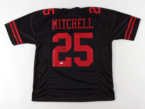 Elijah Mitchell Signed 49er Color Rush Jersey (JSA COA) San Francisco Running Bk
