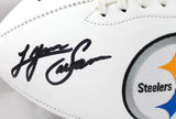 Lynn Swann Autographed Pittsburgh Steelers Logo Football w/HOF-Beckett W Holo