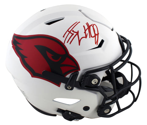 Cardinals J.J. Watt Signed Lunar Speed Flex Full Size Helmet JSA Witnessed