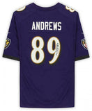 Framed Mark Andrews Baltimore Ravens Autographed Purple Nike Game Jersey