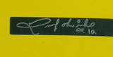 Ronaldinho Signed Framed Custom Yellow Soccer Jersey BAS ITP