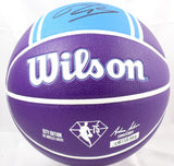 Shaquille O'Neal Signed NBA Lakers City Edition Wilson Basketball-Beckett W Holo