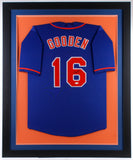 Dwight Gooden Signed New York Mets 35x43 Custom Framed Jersey (JSA Hologram)