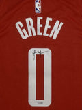 JALEN GREEN Autographed Houston Rockets Red Swingman Jersey FANATICS