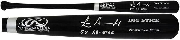 Luis Gonzalez Signed Rawlings Black Big Stick Baseball Bat w/5x All Star -SS COA