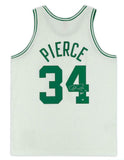PAUL PIERCE Autographed "HOF '21" Celtics White Mitchell & Ness Jersey FANATICS