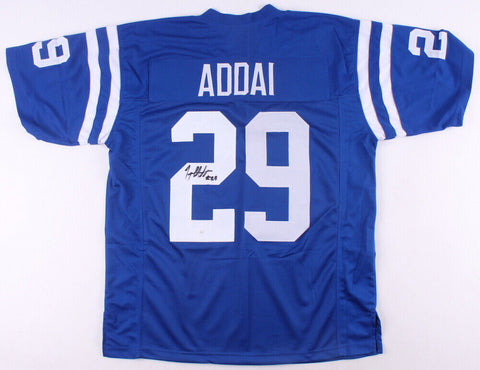 Joseph Addai Signed Indianapolis Colts Jersey (JSA COA) Super Bowl XLI Champ R.B